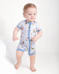 Load image into Gallery viewer, Don’t Worry, Be Hoppy ( Rabbit ) Short Sleeve Romper - Jammie Session
