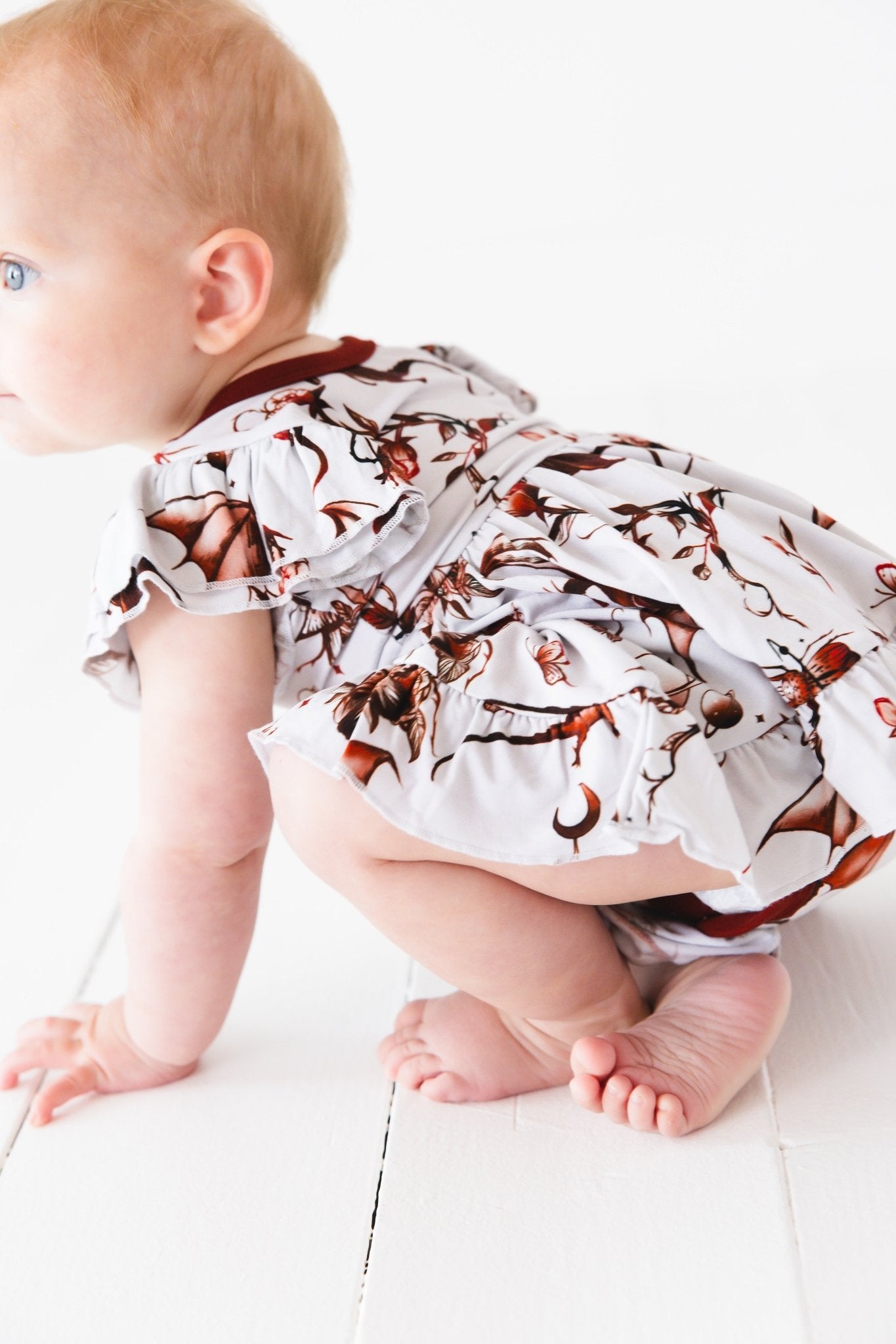 Dreaming with Dragons Bodysuit Twirl Dress - Jammie Session