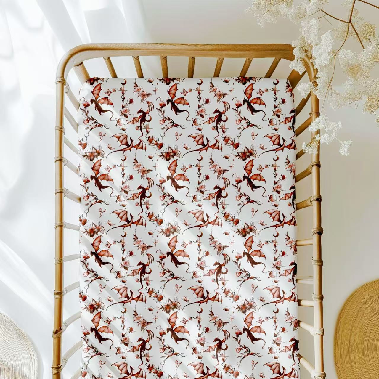 Dreaming with Dragons Crib Sheet - Jammie Session