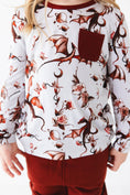 Load image into Gallery viewer, Dreaming with Dragons Kids' Long Sleeve T-shirt - Jammie Session
