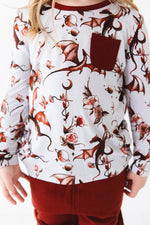 Dreaming with Dragons Kids' Long Sleeve T-shirt - Jammie Session