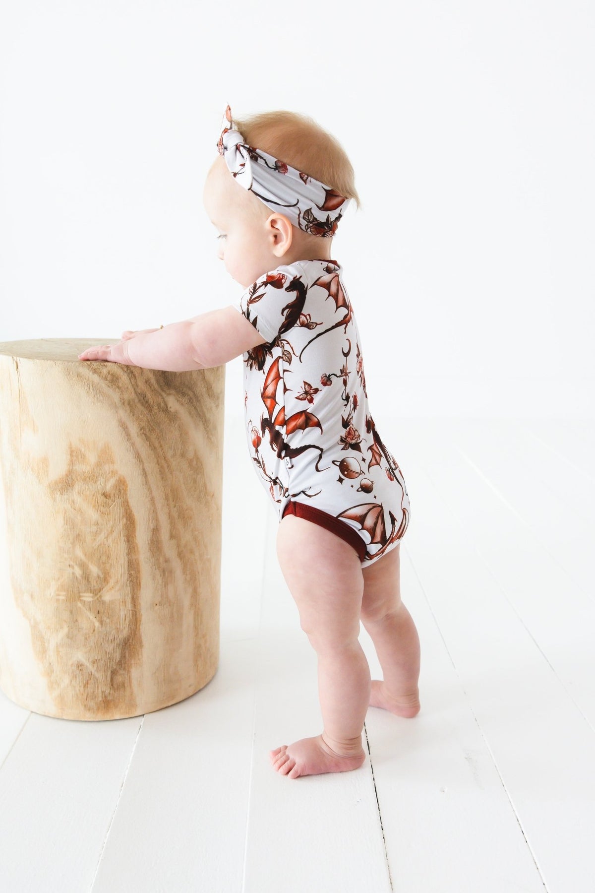 Dreaming with Dragons Short Sleeve Bodysuit - Jammie Session