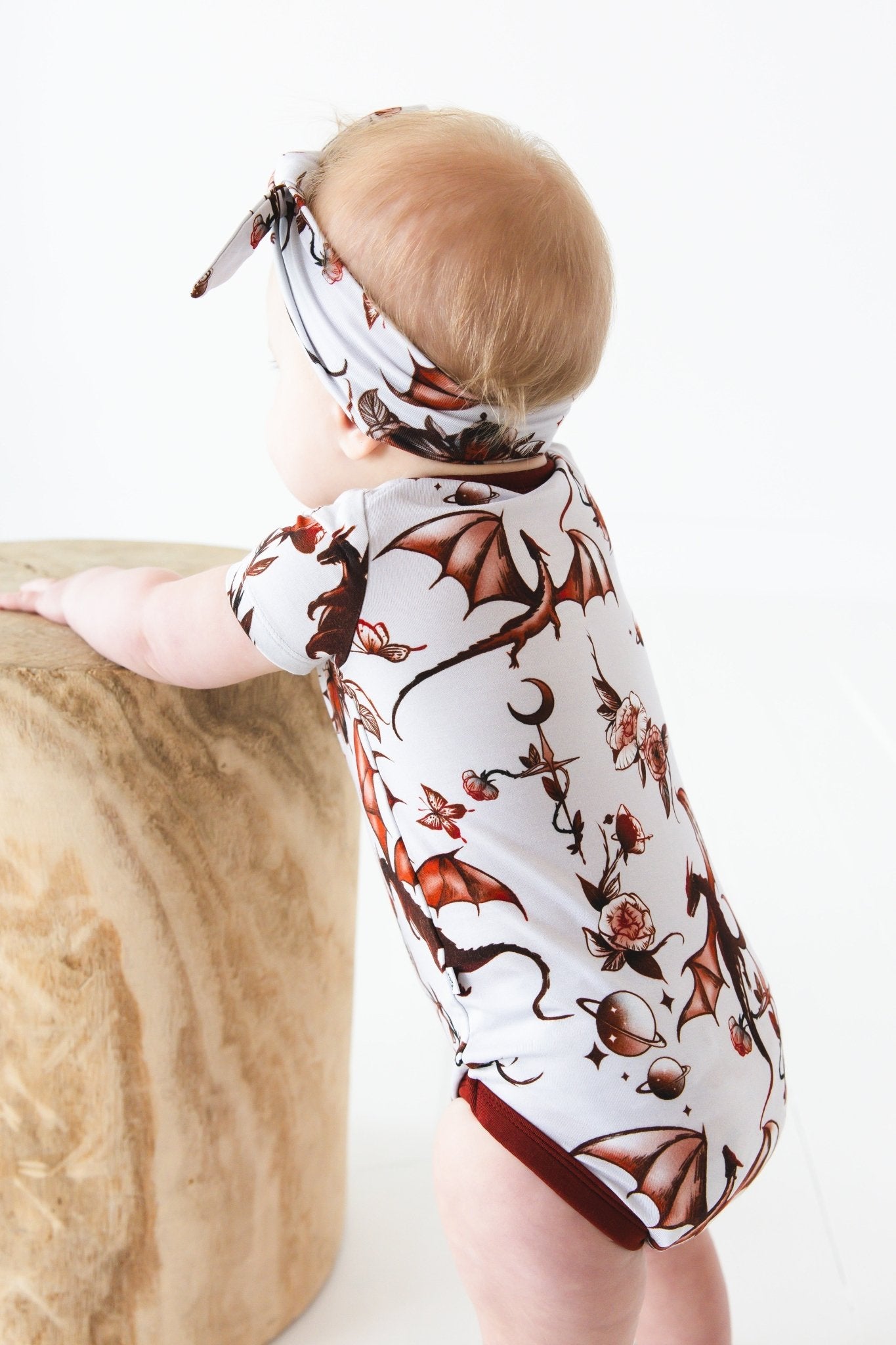 Dreaming with Dragons Short Sleeve Bodysuit - Jammie Session