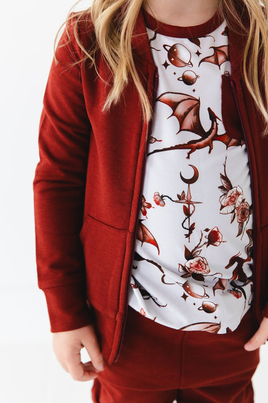 Dreaming with Dragons Solid Kids' Jacket - Jammie Session