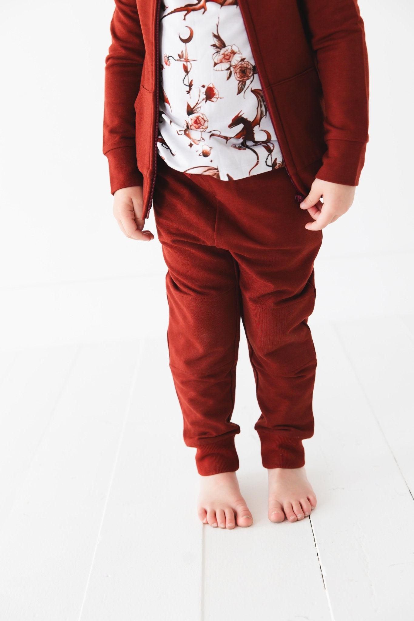 Dreaming with Dragons Solid Kids' Jogger Pants - Jammie Session