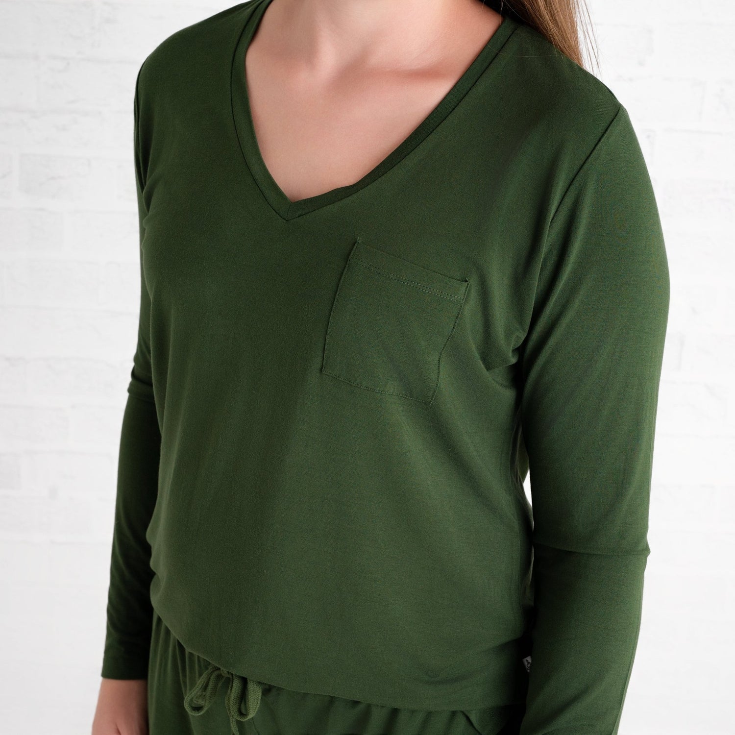 Emerald Women's Long Sleeve Shirt - Jammie Session