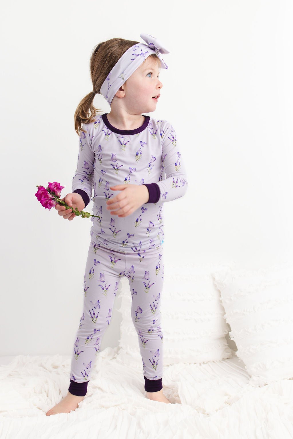 Estella (Lavender Butterfly) Long Sleeve PJ's BDLJ - Jammie Session