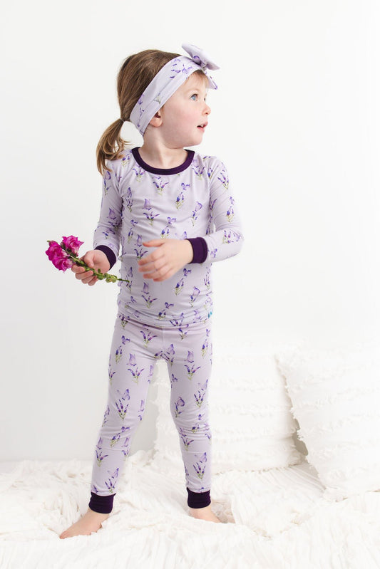Estella (Lavender Butterfly) Long Sleeve PJ's BDLJ - Jammie Session