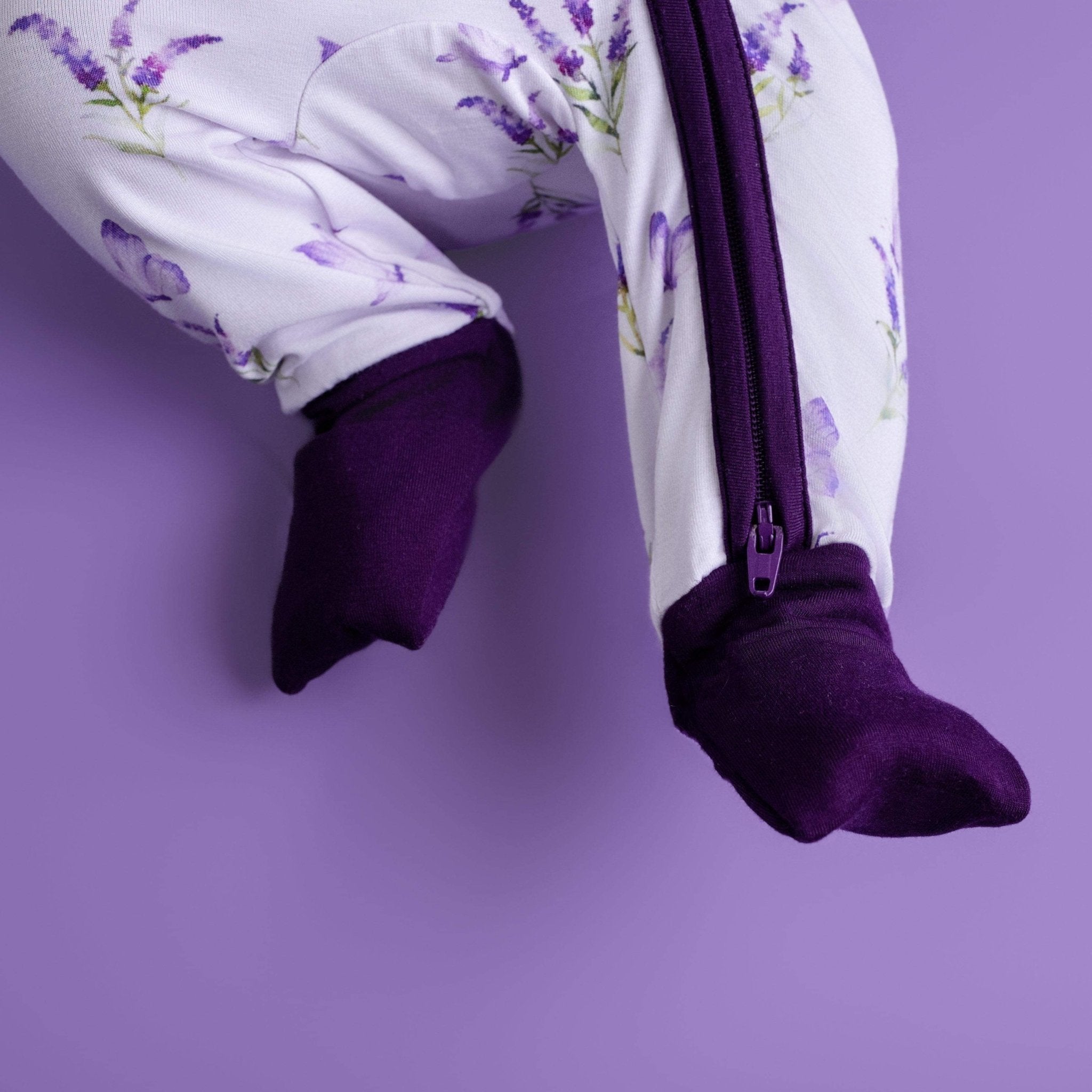Estella (Lavender Butterfly) Romper BDLJ - Jammie Session