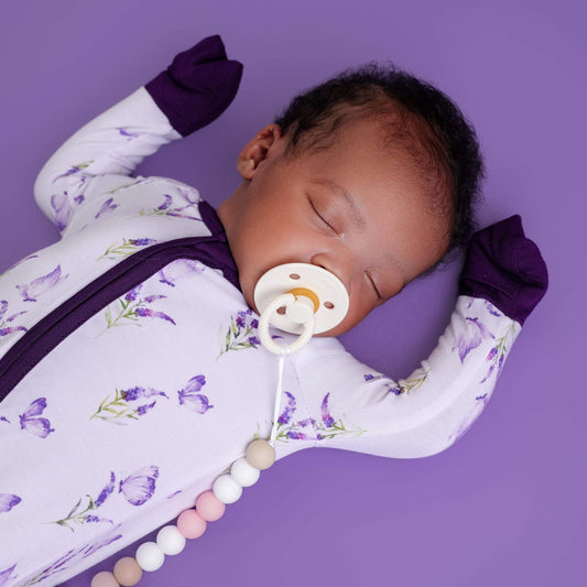 Estella (Lavender Butterfly) Romper BDLJ - Jammie Session