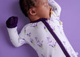 Load image into Gallery viewer, Estella (Lavender Butterfly) Romper BDLJ - Jammie Session
