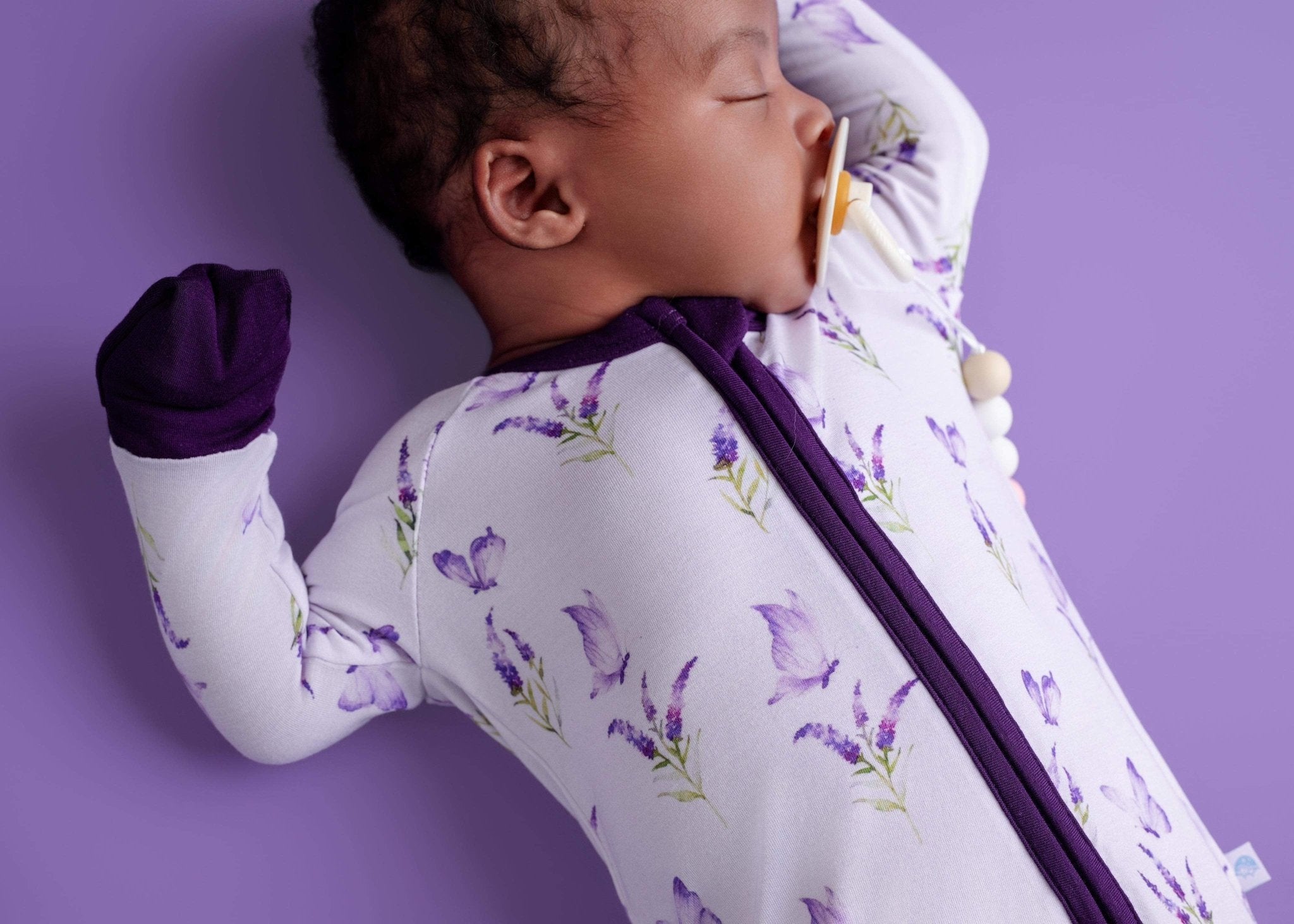Estella (Lavender Butterfly) Romper BDLJ - Jammie Session
