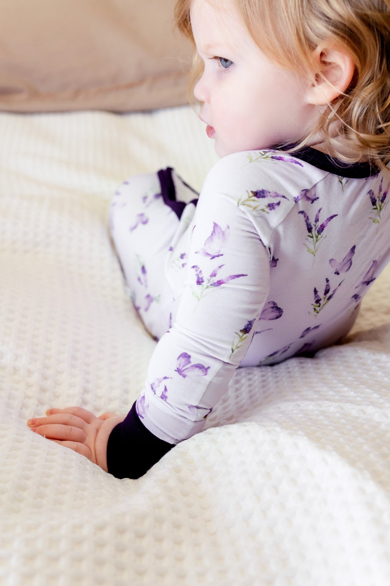 Estella (Lavender Butterfly) Romper BDLJ - Jammie Session