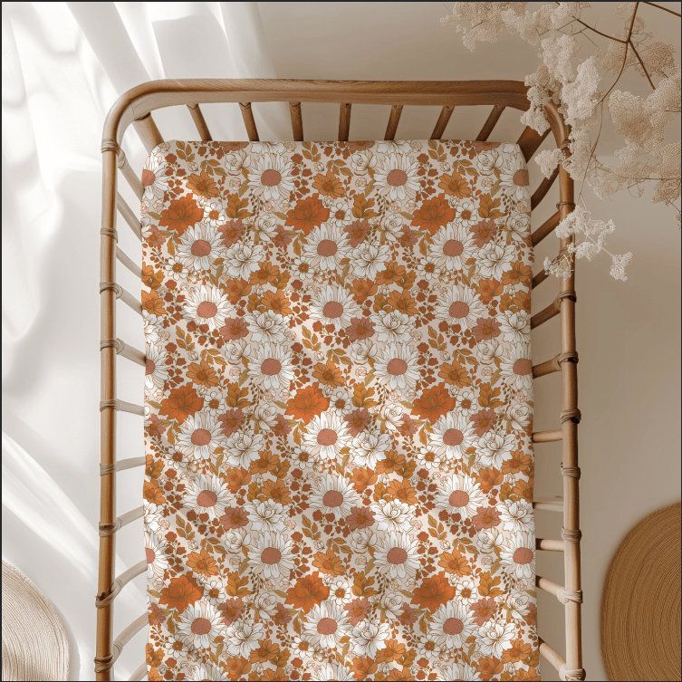 Falling For Florals Crib Sheet - Jammie Session