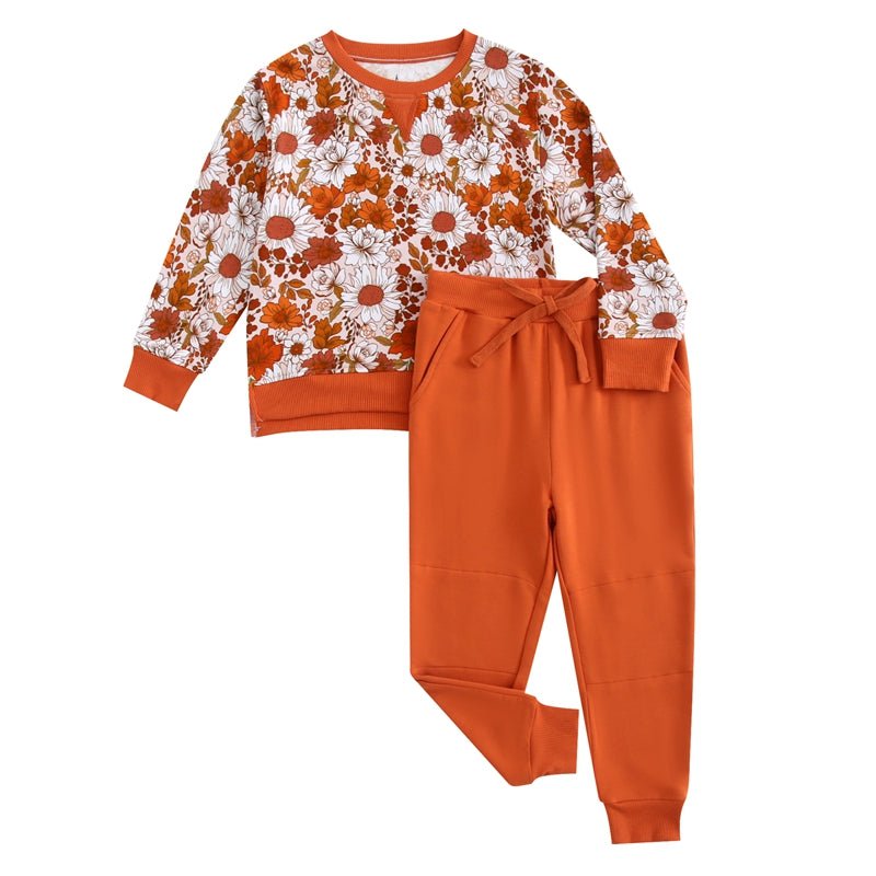 Falling For Florals Kids Jogger Set - Jammie Session