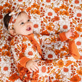 Load image into Gallery viewer, Falling For Florals Ruffle Romper - Jammie Session
