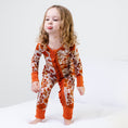 Load image into Gallery viewer, Falling For Florals Ruffle Romper - Jammie Session
