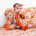 Load image into Gallery viewer, Falling For Florals Ruffle Romper - Jammie Session
