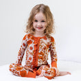 Load image into Gallery viewer, Falling For Florals Ruffle Romper - Jammie Session
