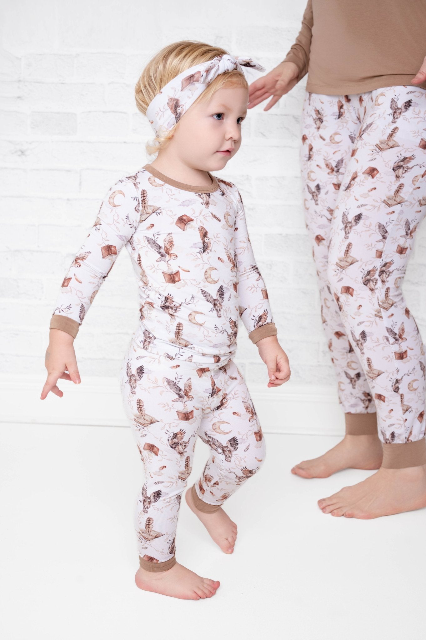 Feathers and Fables（Owl）TENCEL™ Modal Long Sleeve PJ's - Jammie Session