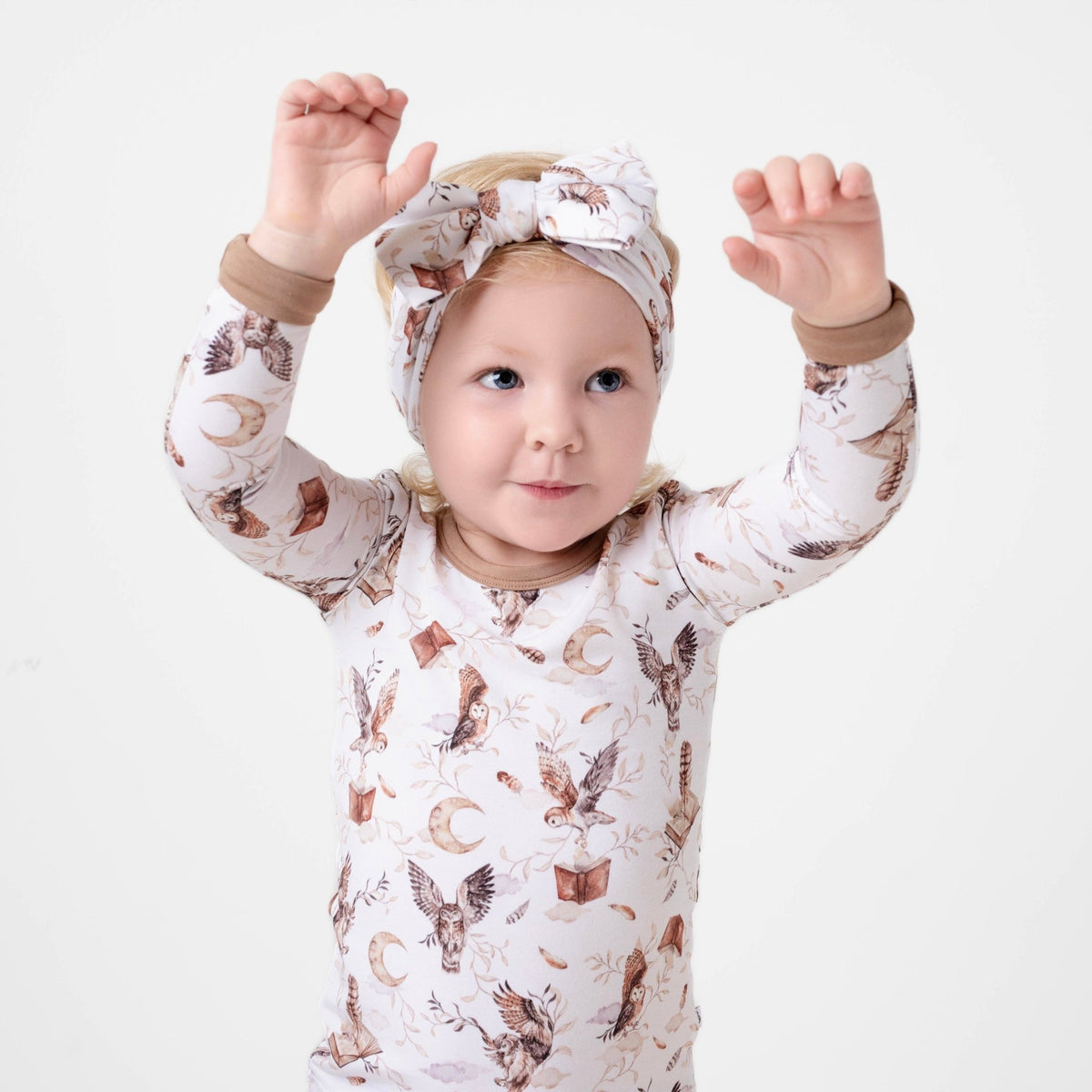 Feathers and Fables（Owl）TENCEL™ Modal Long Sleeve PJ's - Jammie Session