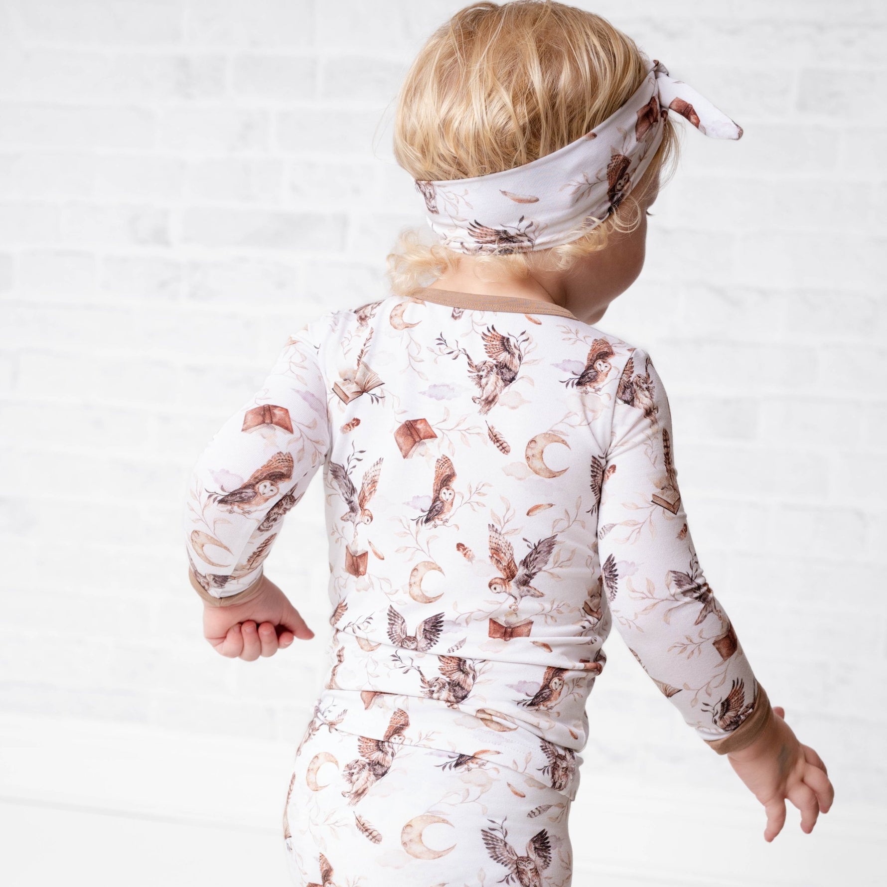Feathers and Fables（Owl）TENCEL™ Modal Long Sleeve PJ's - Jammie Session