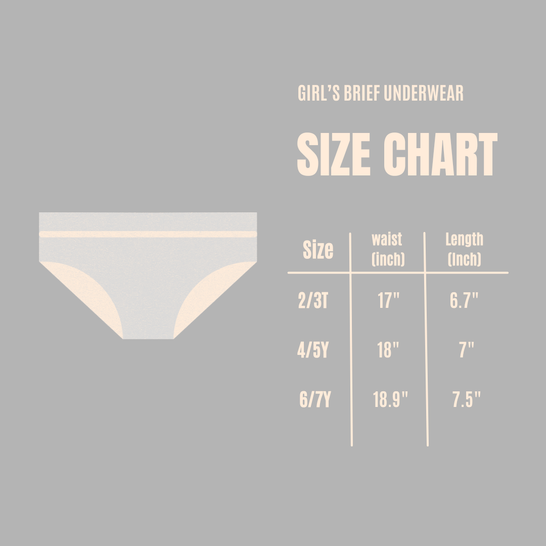 Girl's Brief Underwear 3 Pack BDLJ - Jammie Session