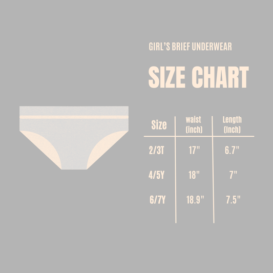 Girl's Brief Underwear 3 Pack BDLJ - Jammie Session