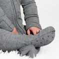Load image into Gallery viewer, Heather (Gray) Ribbed Romper BDLJ - Jammie Session
