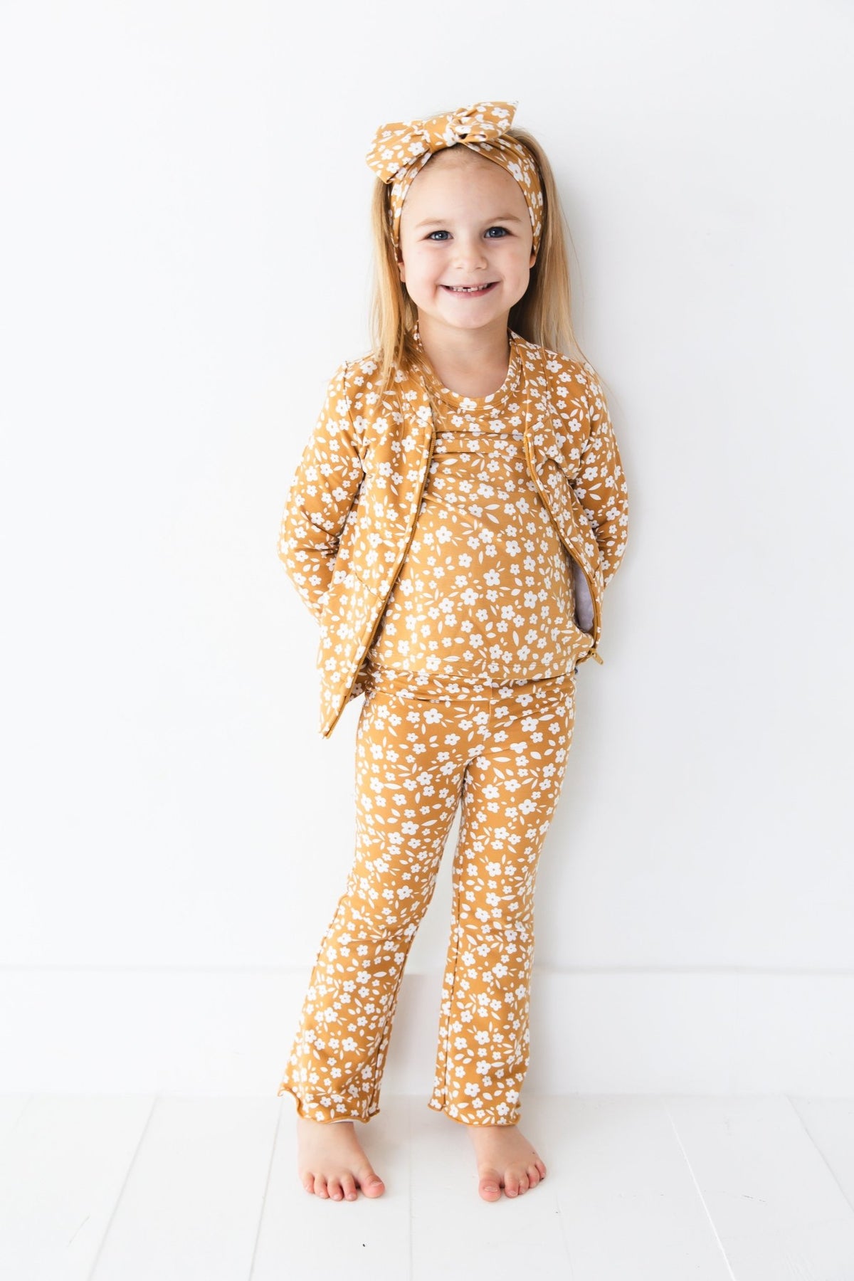 Honey Blooms Kids' Flare Pants - Jammie Session