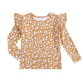 Load image into Gallery viewer, Honey Blooms Kids' Long Sleeve Ruffle T-shirt - Jammie Session
