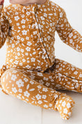 Load image into Gallery viewer, Honey Blooms Ruffle Romper - Jammie Session
