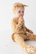 Load image into Gallery viewer, Honey Blooms Ruffle Romper - Jammie Session
