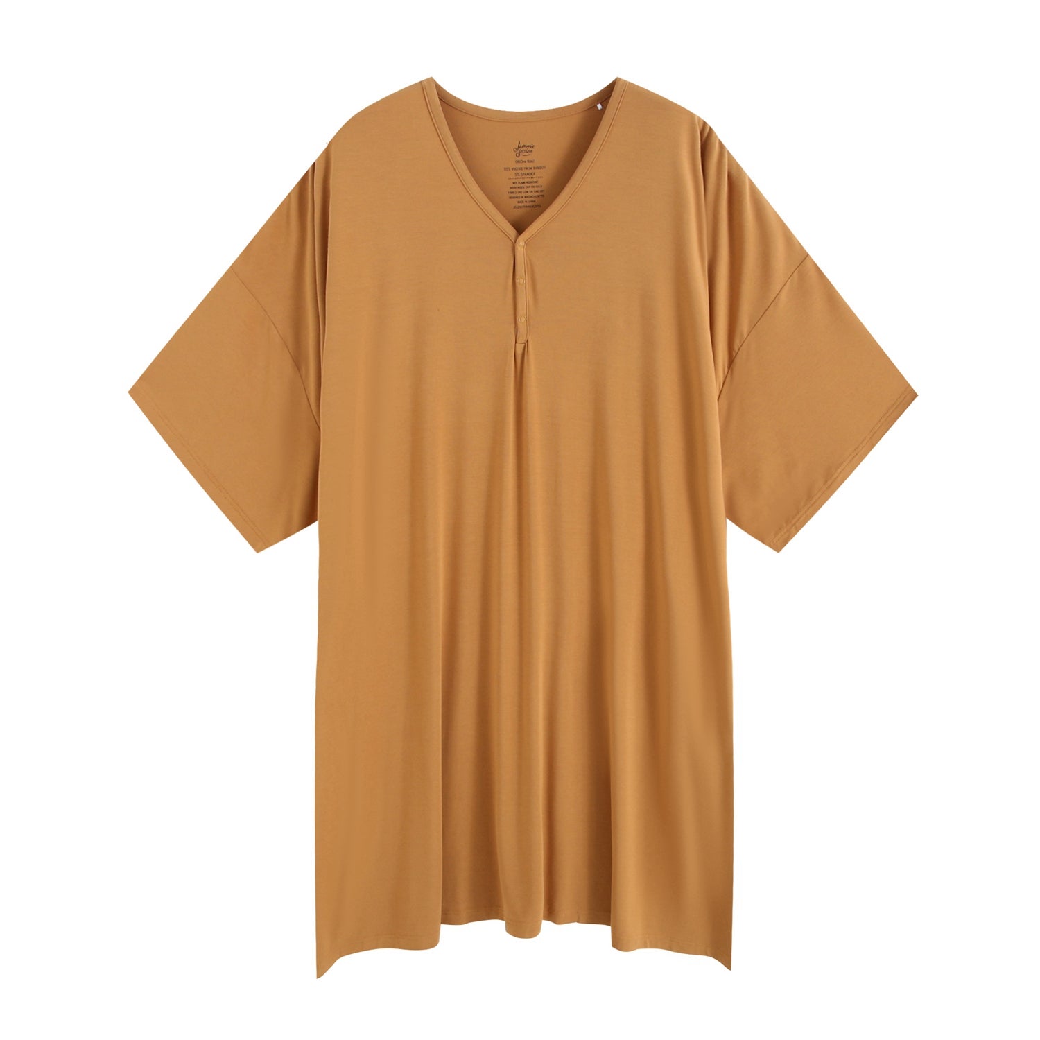 Honey Blooms Solid Women's Muumuu Lounge Tee (One size Fits XS - XXL) - Jammie Session