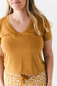 Load image into Gallery viewer, Honey Blooms Women's Solid Short Sleeve T-shirt - Jammie Session
