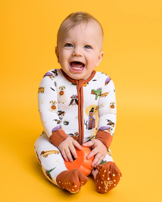 Howl - O - Ween (Dog) Romper - Jammie Session