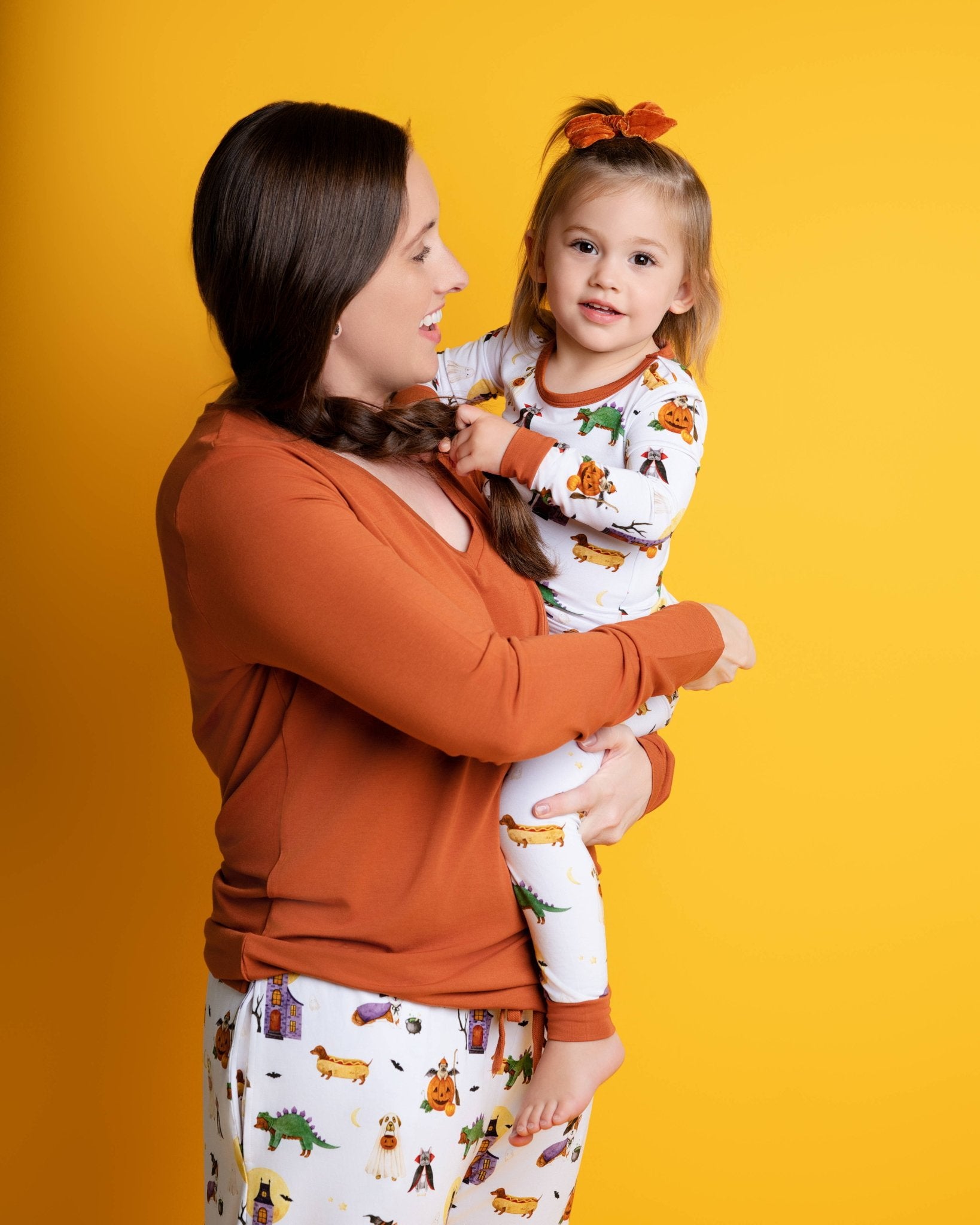 Howl - O - Ween (Dog) Women's Long Sleeve Shirt - Jammie Session