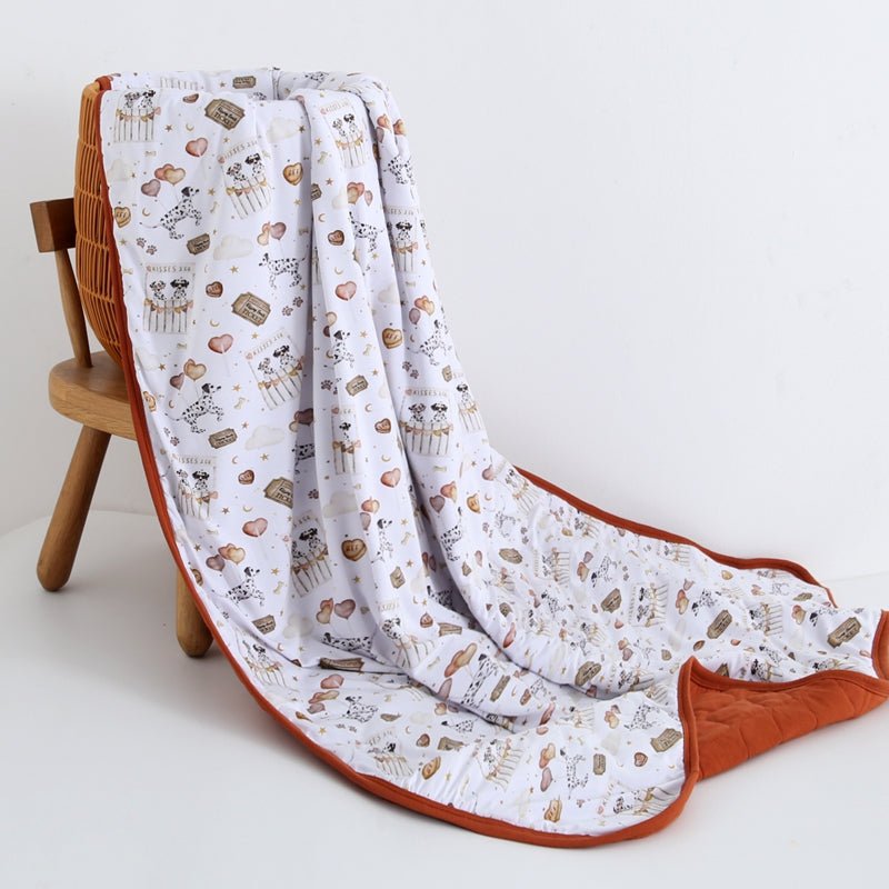 I Ruff You Adult Quilted Blanket - Jammie Session