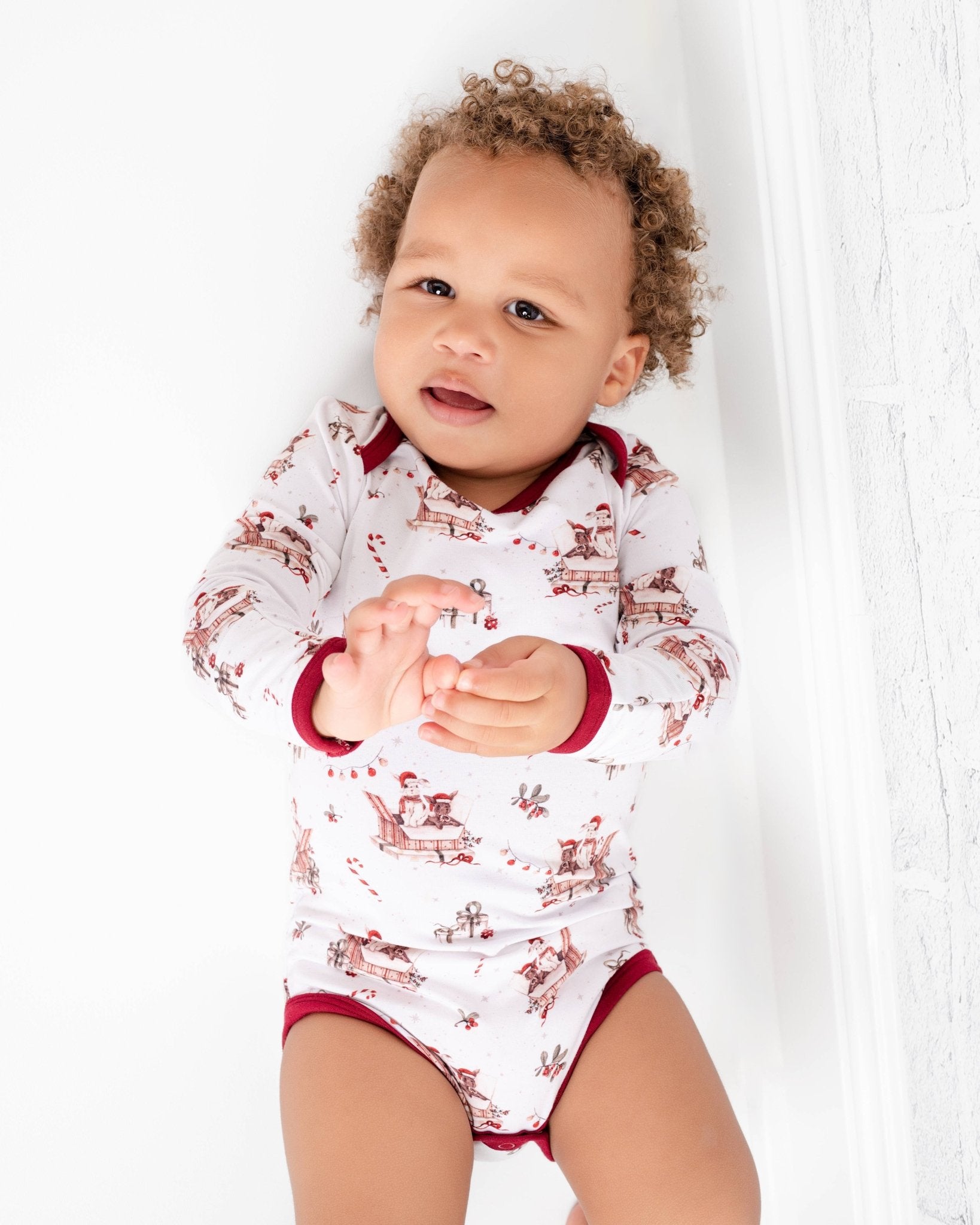 Jingle Bell Hop (Rabbit) Bodysuit - Jammie Session