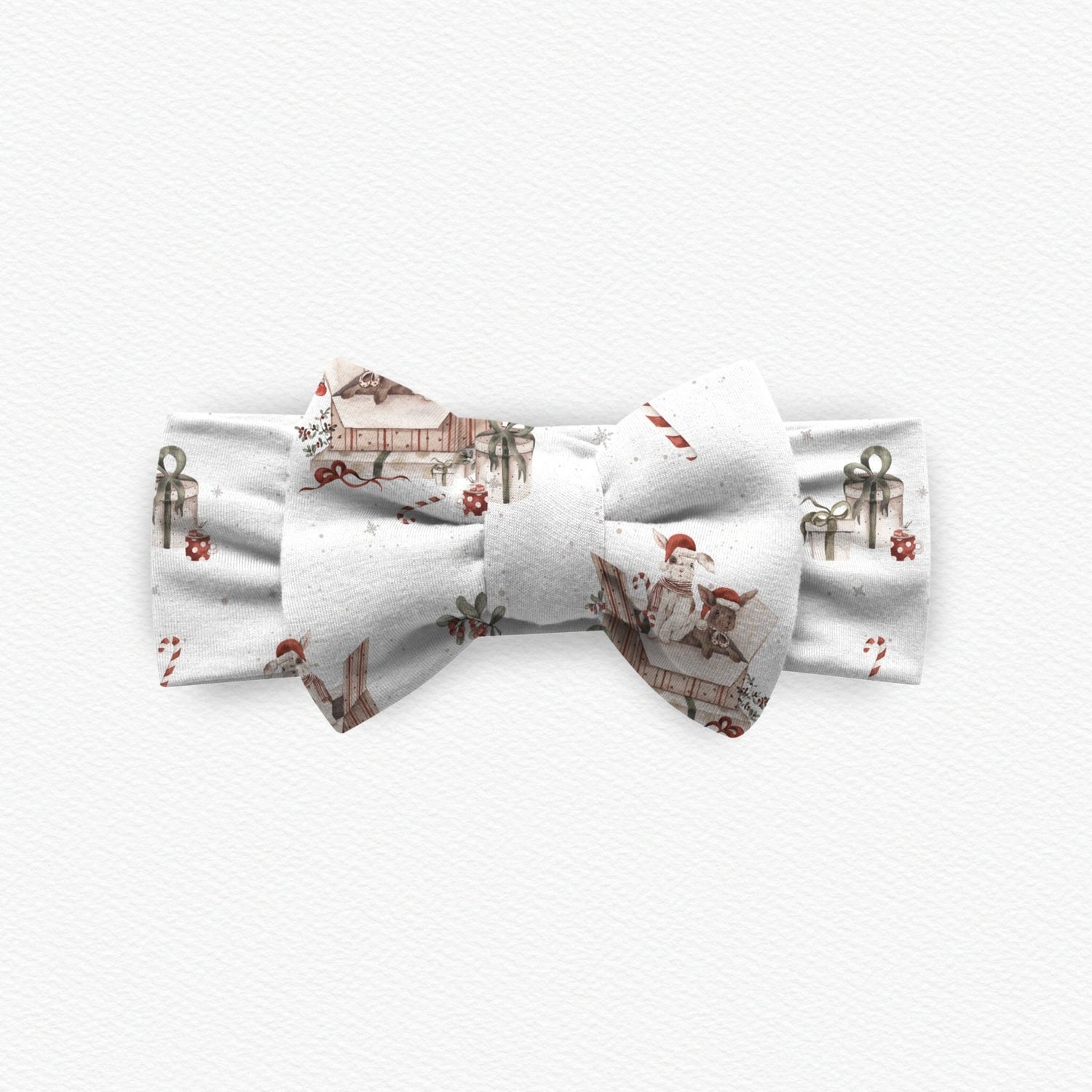 Jingle Bell Hop (Rabbit) Bow - Jammie Session