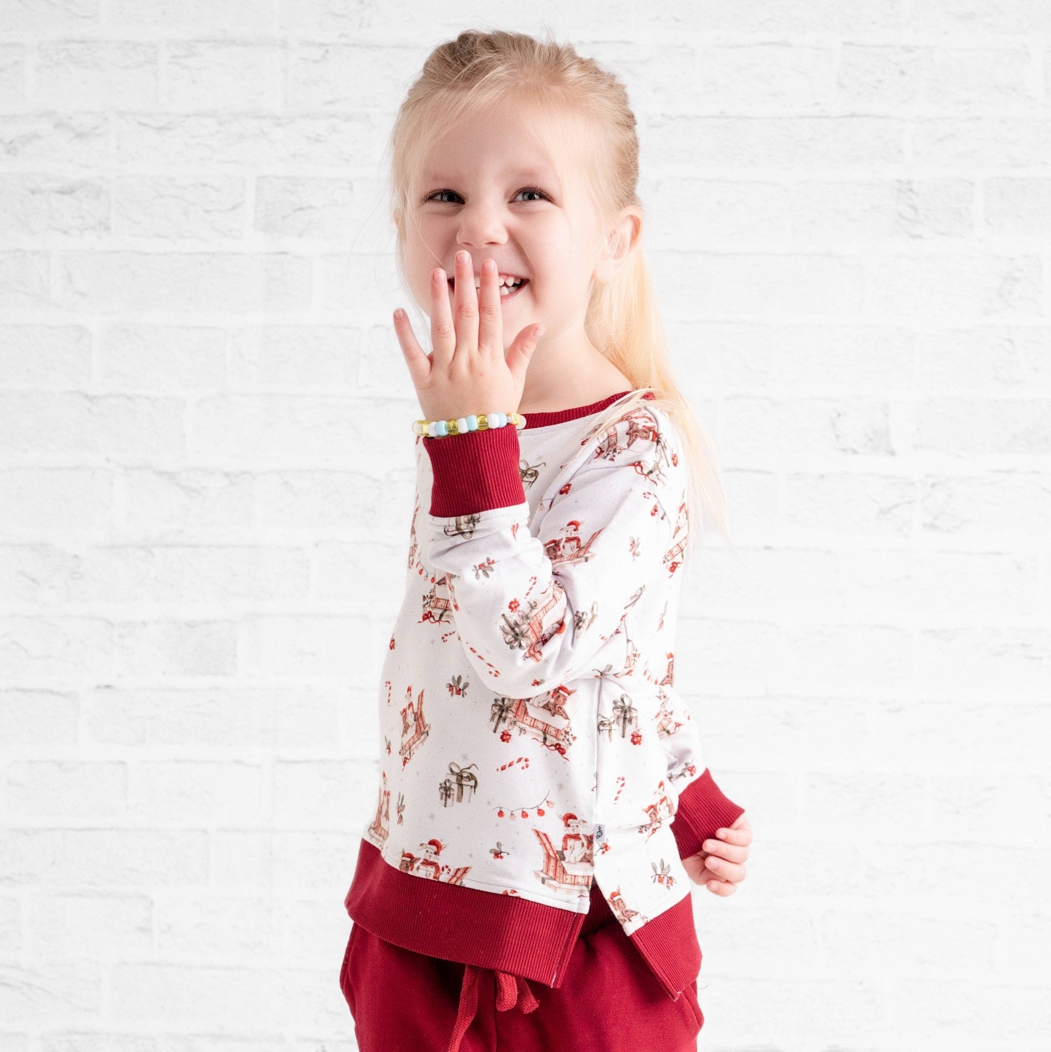 Jingle Bell Hop (Rabbit) Kids Jogger Set - Jammie Session