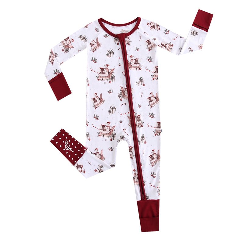 Jingle Bell Hop (Rabbit) Romper - Jammie Session
