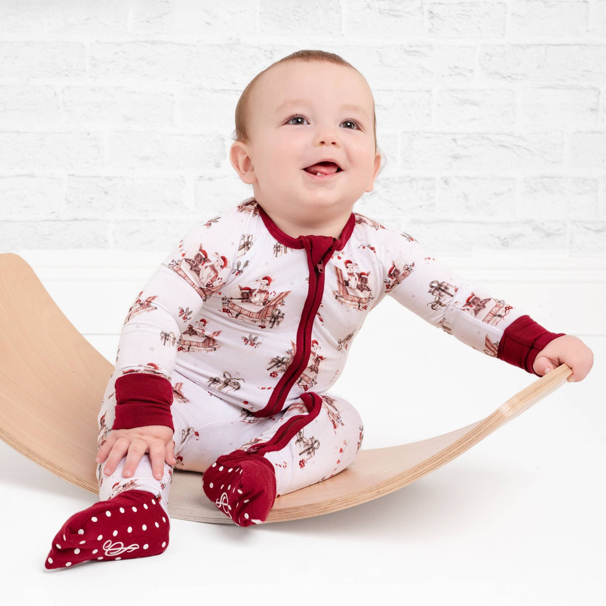 Jingle Bell Hop (Rabbit) Romper - Jammie Session