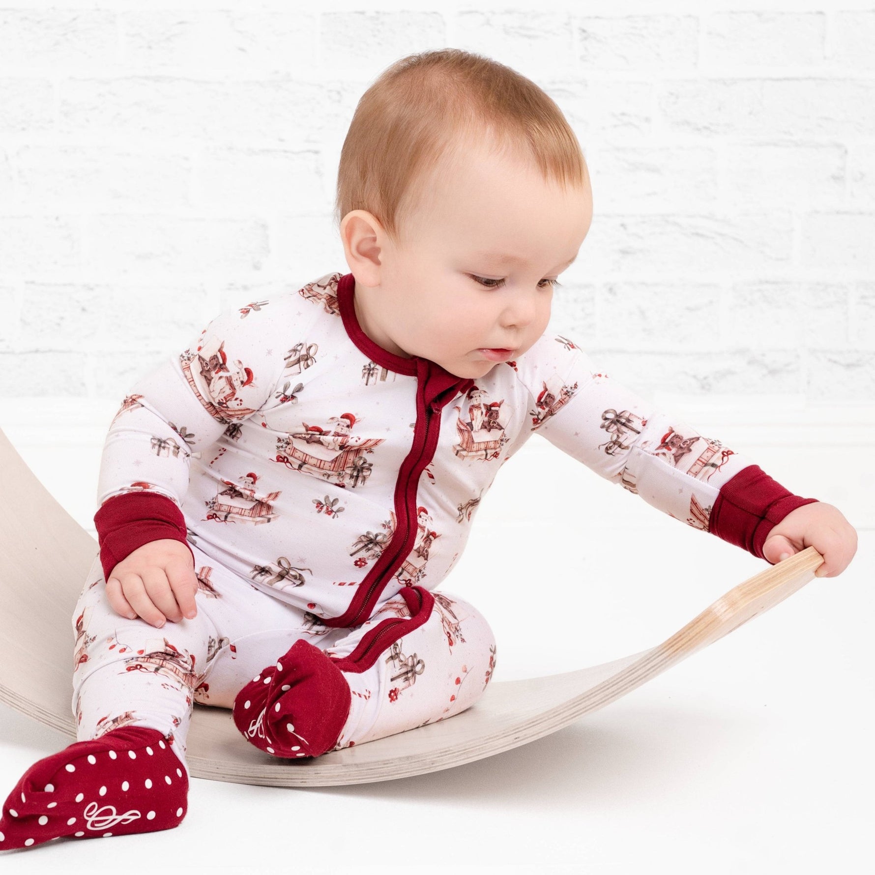 Jingle Bell Hop (Rabbit) Romper - Jammie Session