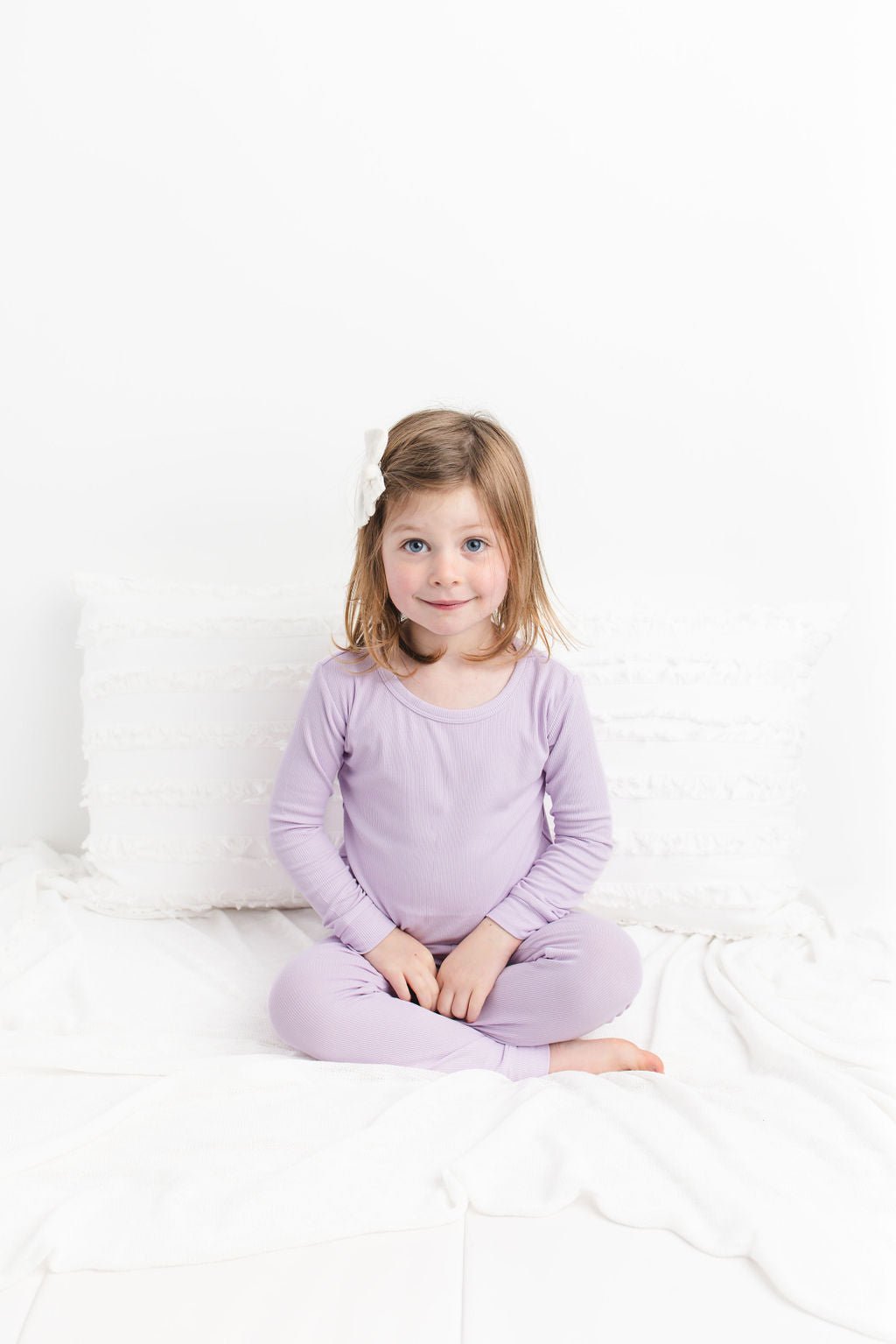 Lavender Ribbed Long Sleeve PJ's BDLJ - Jammie Session
