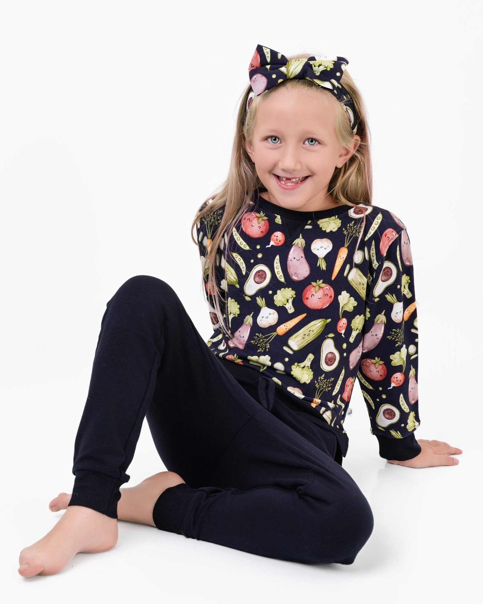 Love You Veggie Much Kids Jogger Set - Jammie Session