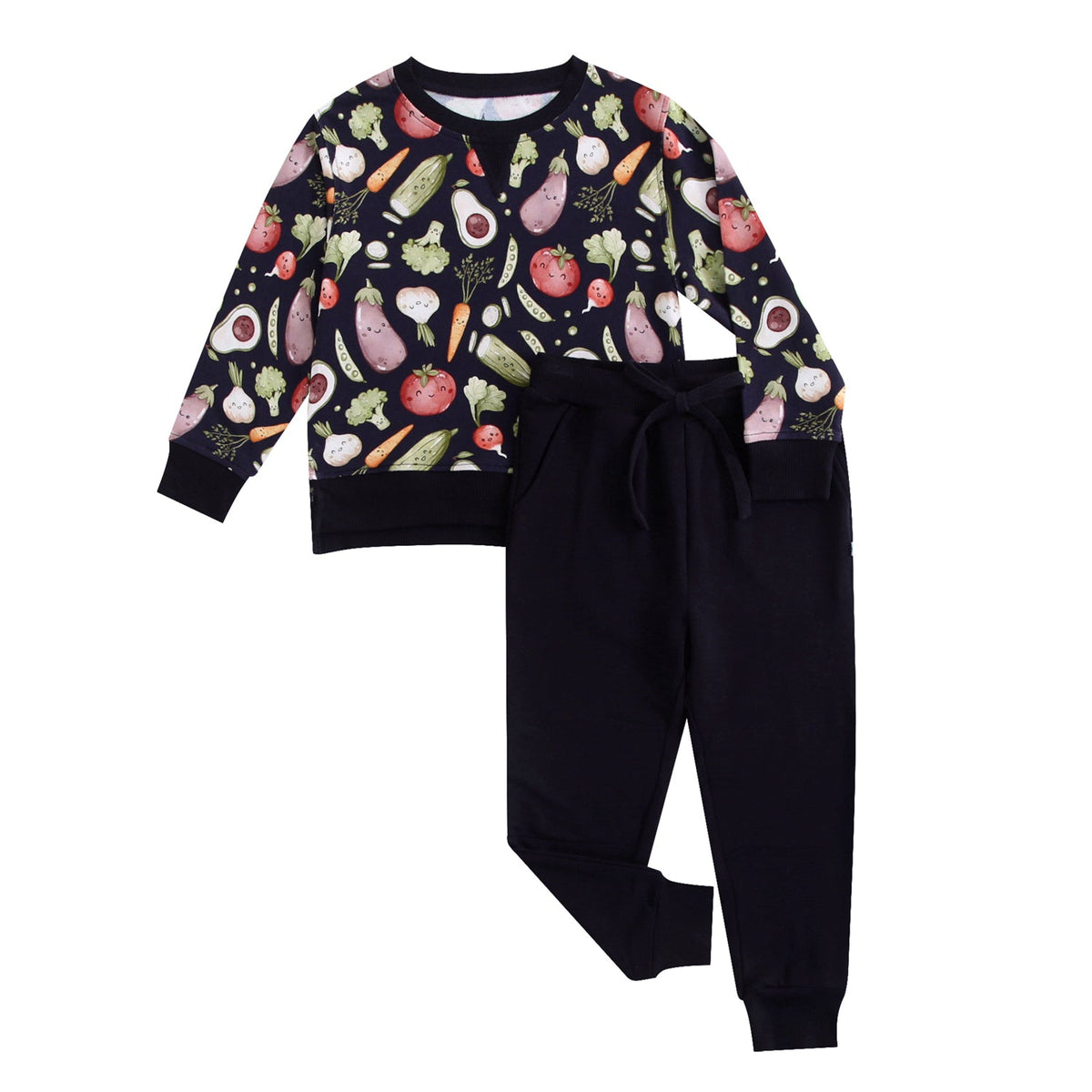 Love You Veggie Much Kids Jogger Set - Jammie Session