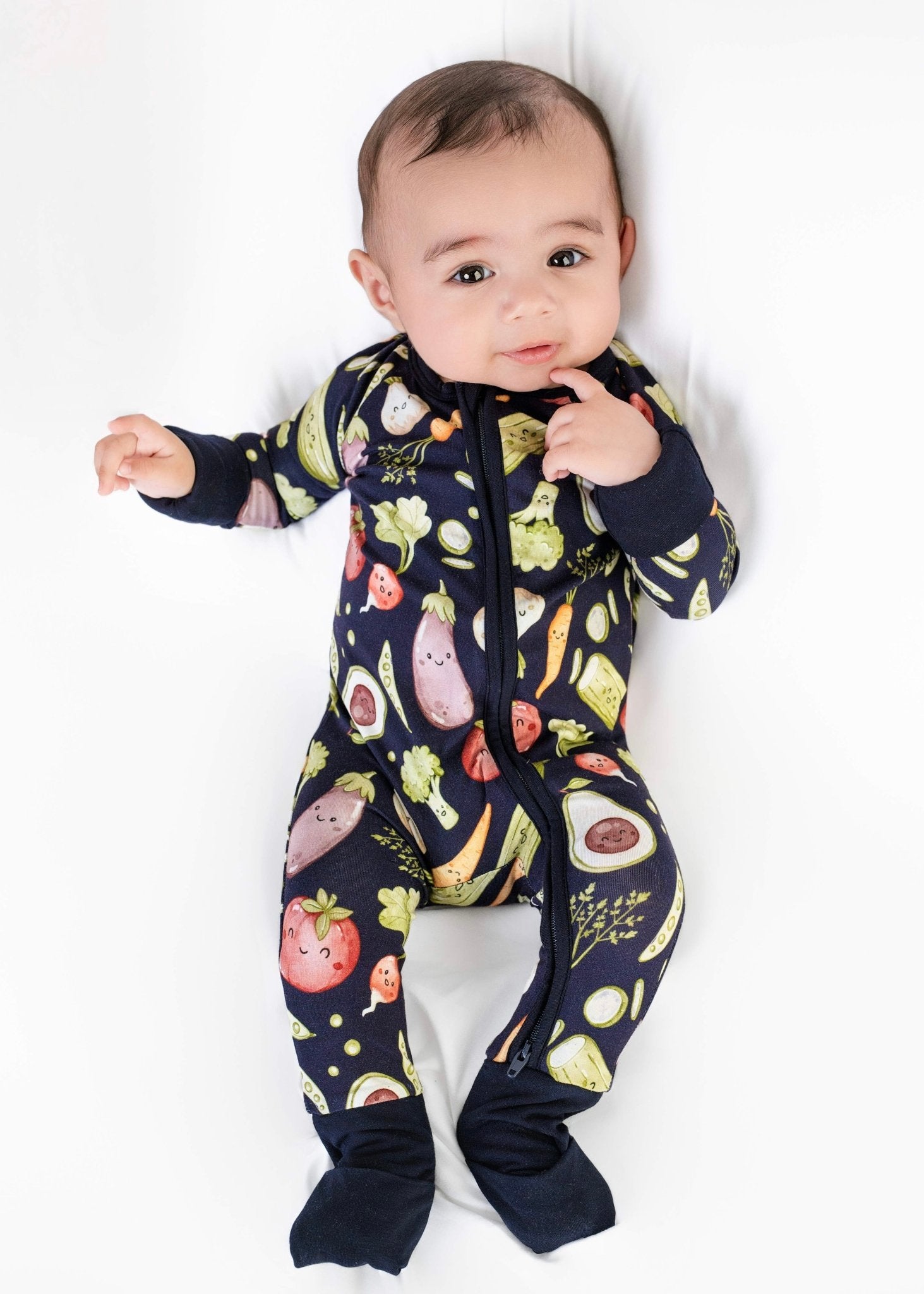 Love You Veggie Much Romper - Jammie Session