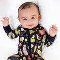 Load image into Gallery viewer, Love You Veggie Much Romper - Jammie Session
