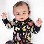 Love You Veggie Much Romper - Jammie Session